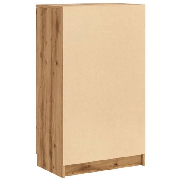 vidaXL Skoskåp artisian ek 59x35x100,5 cm konstruerat trä