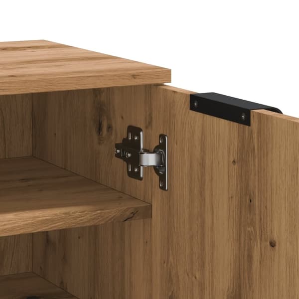 vidaXL Skoskåp artisian ek 59x35x100,5 cm konstruerat trä