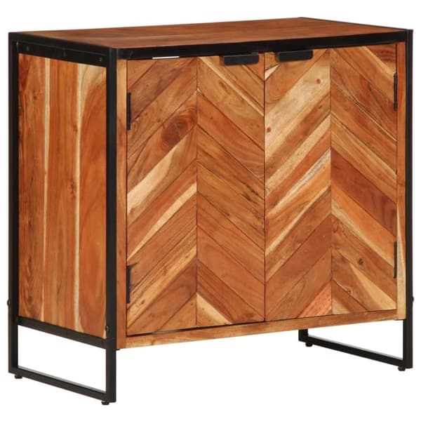 vidaXL Skoskap 67x38x65 cm heltre akasie