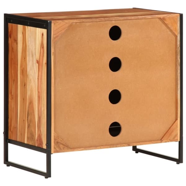 vidaXL Skoskap 67x38x65 cm heltre akasie
