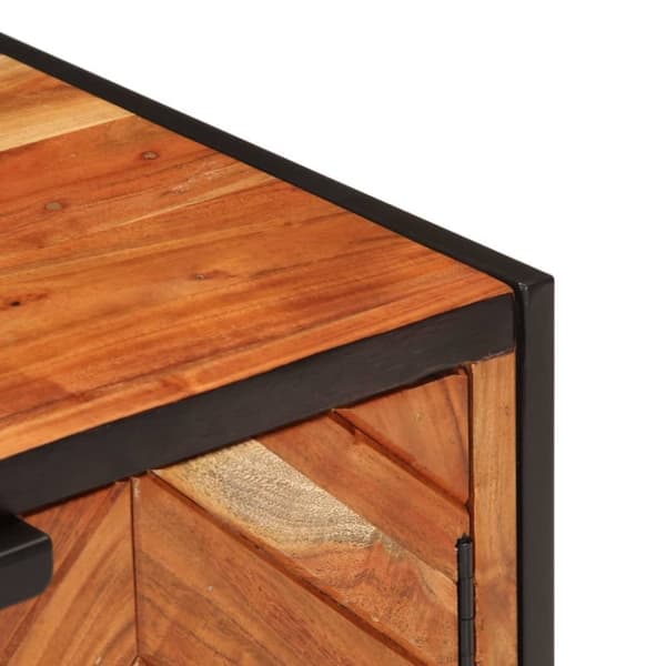 vidaXL Skoskap 67x38x65 cm heltre akasie