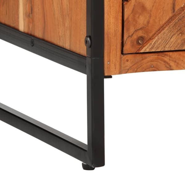 vidaXL Skoskap 67x38x65 cm heltre akasie
