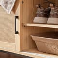 Miniatyrbillede 6 af 9: Rootz Skoskab - Skostativ - Skoopbevaring - PVC Rattan - Industrielt look - 110cm x 49cm x 40cm