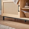 Miniatyrbillede 8 af 9: Rootz Skoskab - Skostativ - Skoopbevaring - PVC Rattan - Industrielt look - 110cm x 49cm x 40cm