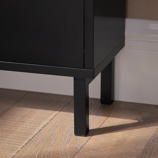 Rootz Skoskåp - Skoställ - Skohållare - MDF och metall - 50 cm x 90 cm x 19 cm - Vikt 12,1 kg - Lastkapacitet 16 kg