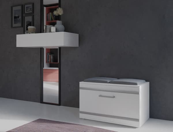 Opal skoskab HVID OPAL