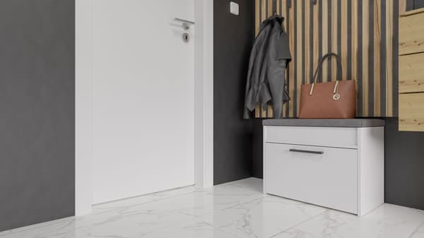Parma MINI skoskab, HVID