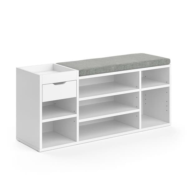 Vicco skobänk Eleon, Vit, 101 x 45 cm