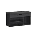 Miniatyrbillede 1 af 6: Rootz Shoe Rack bænk - Skoopbevaring - Entryway Organizer - Spånplade - PU læder - 30cm x 80cm x 44cm