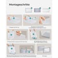 Miniatyrbild 7 av 7: Rootz Skolåda Organizer - Förvaringsbehållare - Klara plastbehållare - Stapelbar design - 33,5 cm x 23,2 cm x 14,3 cm - Set med 18
