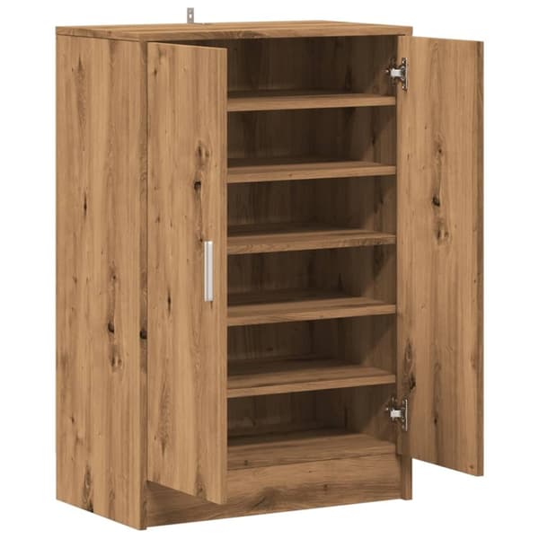 vidaXL skoskab 60x35x92 cm konstrueret træ kunsteg