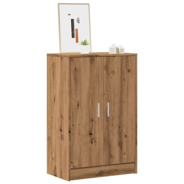 vidaXL skoskab 60x35x92 cm konstrueret træ kunsteg
