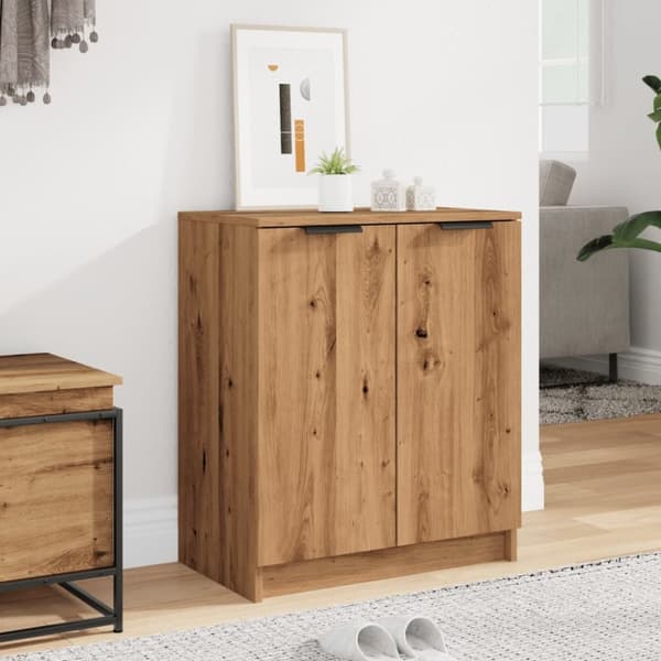 vidaXL skoreol 59x35x70 cm konstrueret træ kunsteg