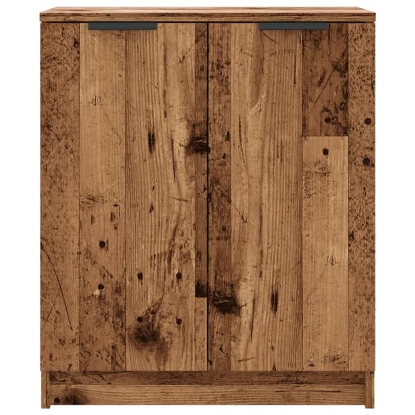 vidaXL Kenkäkaappi vanha puu 59x35x70 cm tekninen puu