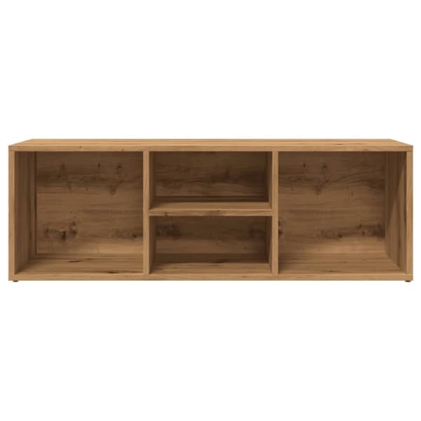 vidaXL Skohylle artisan eik 105x35x35 cm konstruert tre