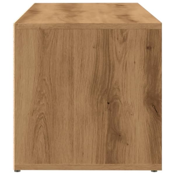 vidaXL Skohylle artisan eik 105x35x35 cm konstruert tre