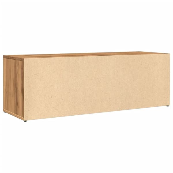 vidaXL Skohylle artisan eik 105x35x35 cm konstruert tre