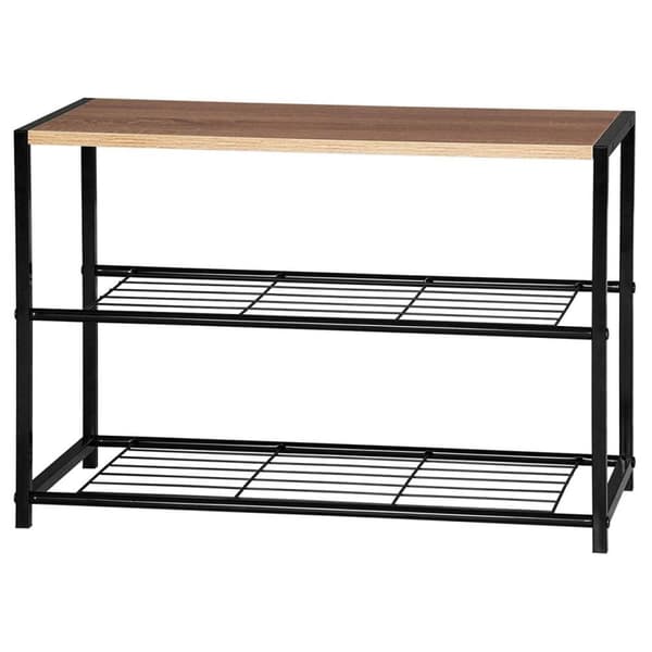 Rootz Skostativ Organizer - Multifunktionel - Opbevaringshylde - Materialer af høj kvalitet - 30 cm x 43 cm x 63 cm - Industriel retrostil