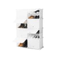Miniatyrbillede 8 af 11: Bærbar, modulær skoholder InnovaGoods Hvid - 20 par