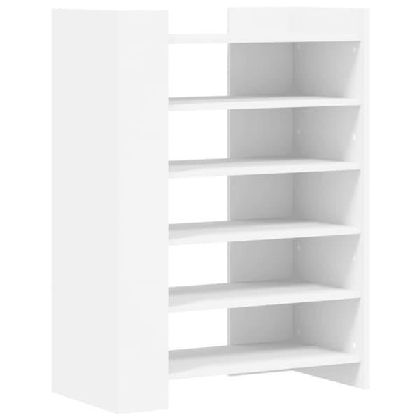 Skoskåp vit 74,5x37,5x100 cm konstruerat trä