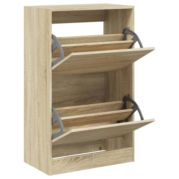 Skohylla sonoma-ek 60x34x96,5 cm konstruerat trä