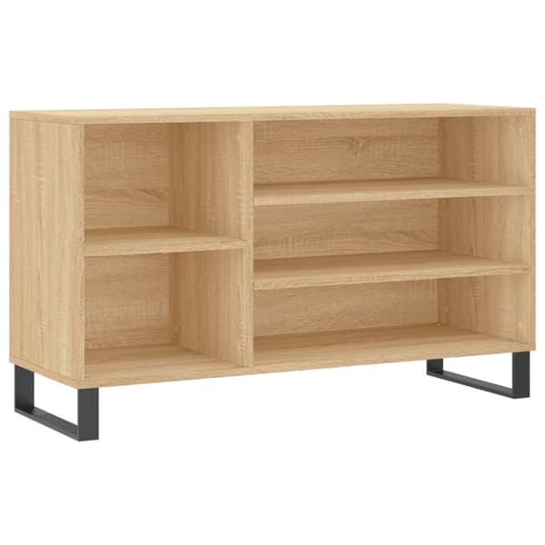 Skohylla sonoma-ek 102x36x60 cm konstruerat trä