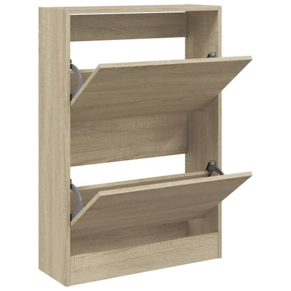 Skohylla sonoma-ek 60x21x87,5 cm konstruerat trä