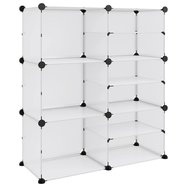 Skohylla transparent 84x31,5x93 cm PP