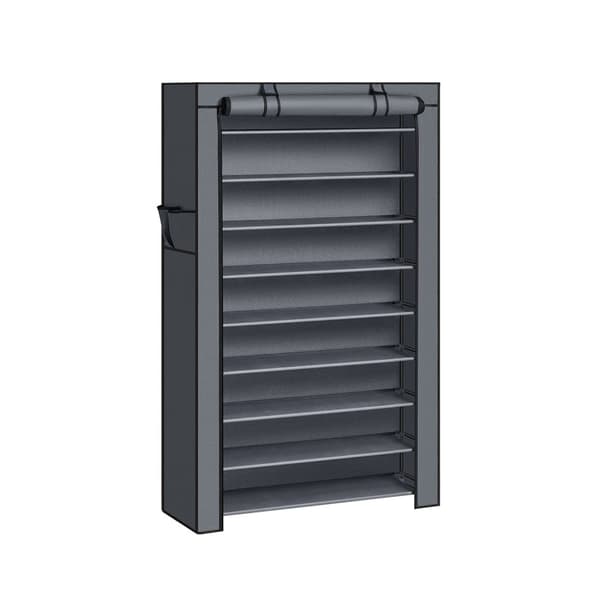 Rootz Skostativ Organizer - Fodtøjsopbevaring - Skostativ - Vandafvisende stof - 88cm x 28cm x 160cm