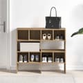 Miniatyrbilde 4 av 11: vidaXL Skostativer 2 stk stablebar artisan eik 89,5x30x40 cm