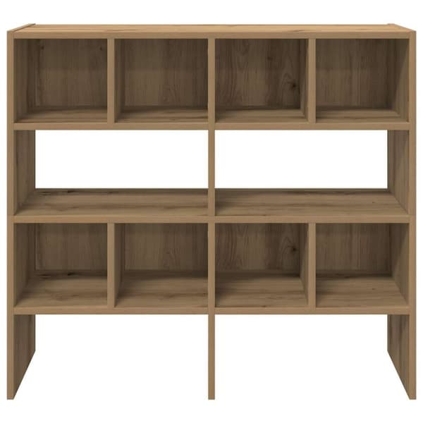 vidaXL Skostativer 2 stk stablebar artisan eik 89,5x30x40 cm
