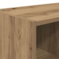 Miniatyrbilde 8 av 11: vidaXL Skostativer 2 stk stablebar artisan eik 89,5x30x40 cm