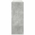 Miniatyrbilde 6 av 11: vidaXL Skostativer 2 stk stablebar betonggrå 89,5x30x40 cm