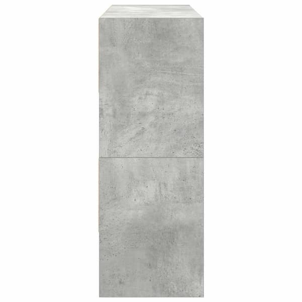 vidaXL Skostativer 2 stk stablebar betonggrå 89,5x30x40 cm