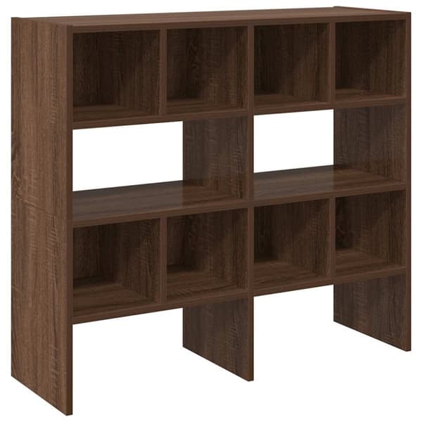 vidaXL Skohyllor 2 st stapelbara brun ek 89,5x30x40 cm