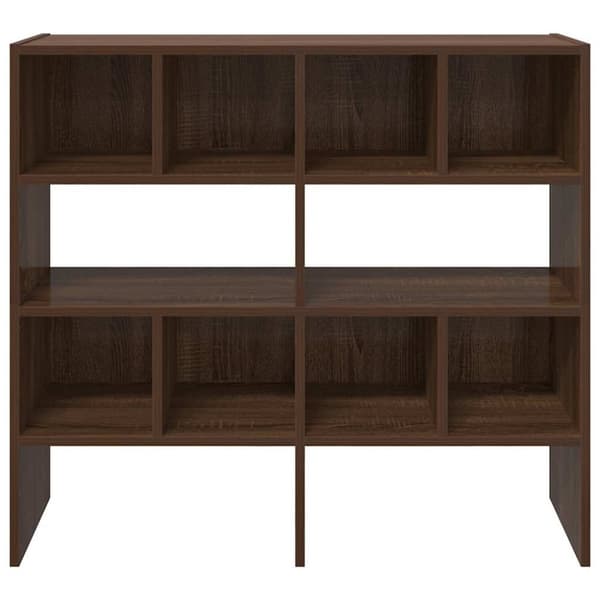 vidaXL Skohyllor 2 st stapelbara brun ek 89,5x30x40 cm