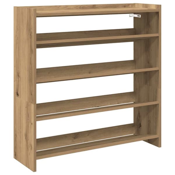 Skohylla ek 80x25x81 cm konstruerat trä