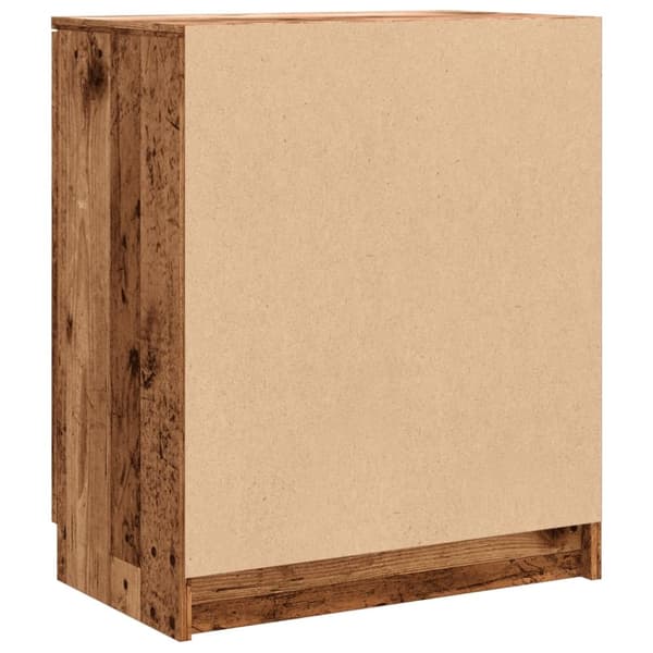 skoreol 59x35x70 cm konstrueret træ gammelt træ-look