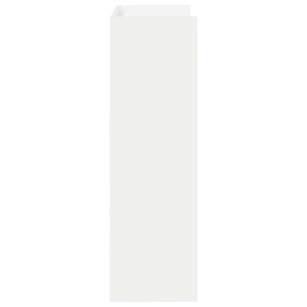 skoreol 80x25x61,5 cm konstrueret træ hvid