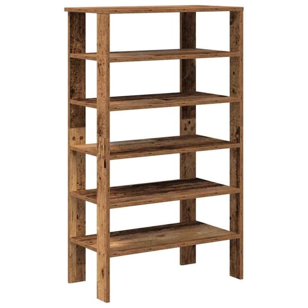 skoreol 61x32x105 cm konstrueret træ antikt træ