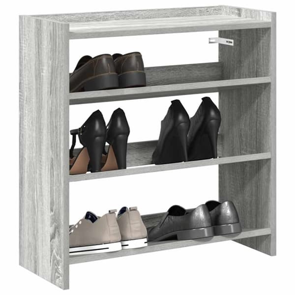 kenkäteline Sonoma Grey Oak 60x25x62 cm