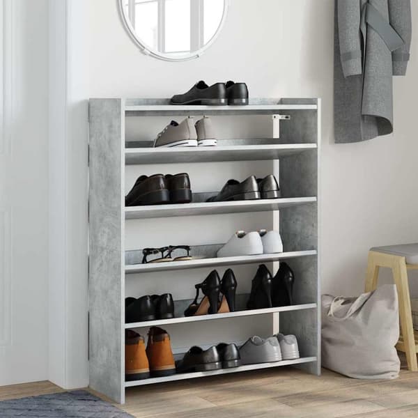 skoreol 80x25x100 cm konstrueret træ betongrå