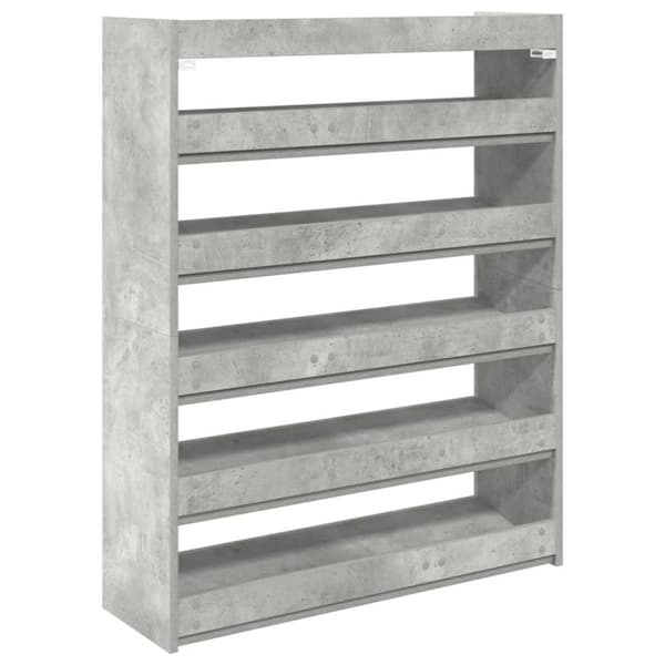 skoreol 80x25x100 cm konstrueret træ betongrå