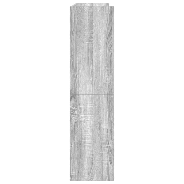 Kenkähylly Harmaa Sonoma Tammi 80x25x100 cm