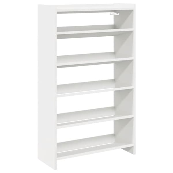 skoreol 60x25x100 cm konstrueret træ hvid