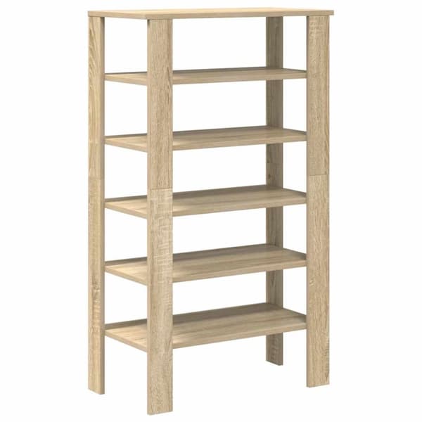 skoreol 61x32x105 cm konstrueret træ sonoma-eg