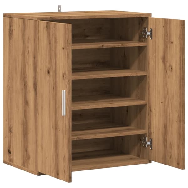 Skoskåp artisan ek 60x35x70 cm konstruerat trä