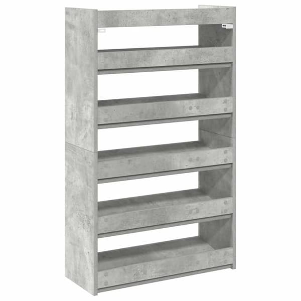skoreol 60x25x100 cm konstrueret træ betongrå