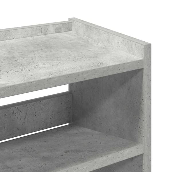 skoreol 60x25x100 cm konstrueret træ betongrå