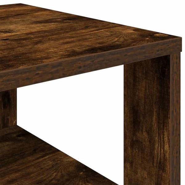 kenkähylly Savustettu tammi 61x32x105 cm